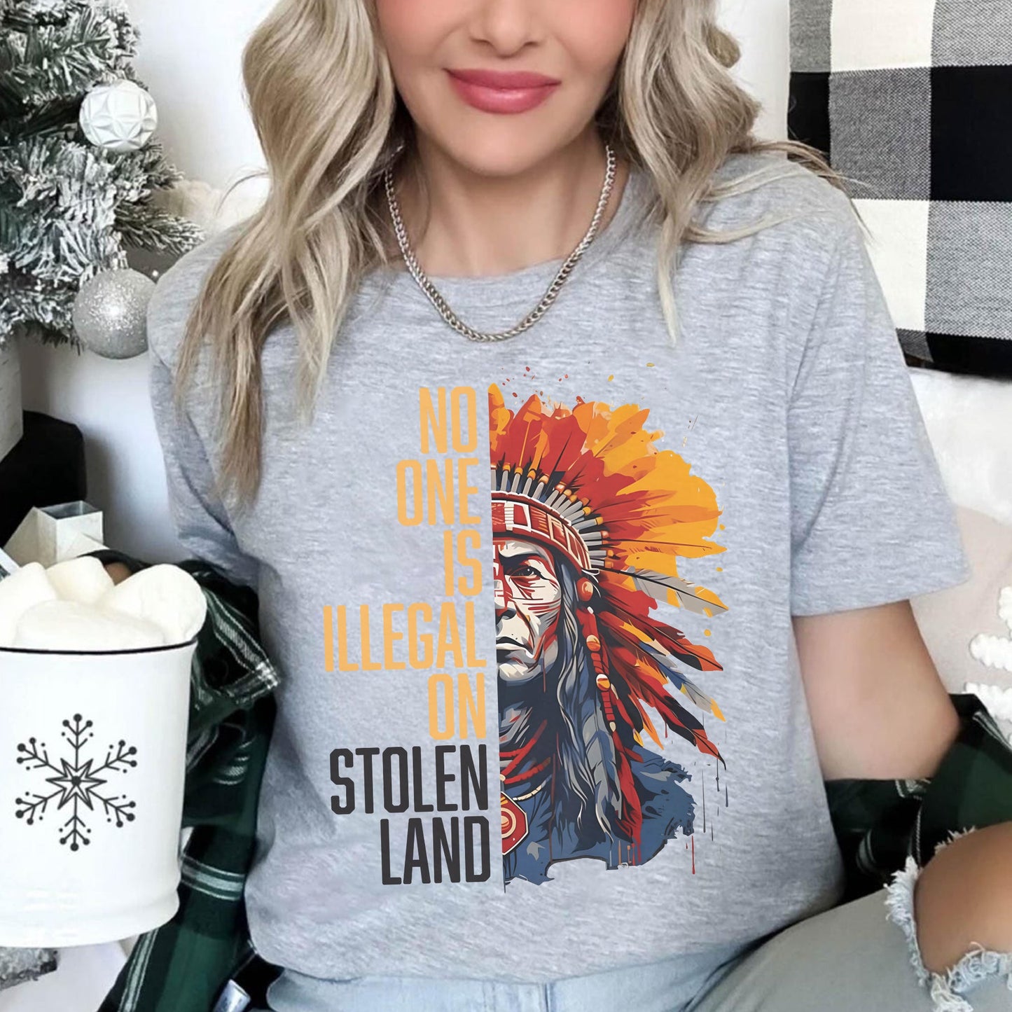 NO ONE IS ILLEGAL ON STOLEN LAND