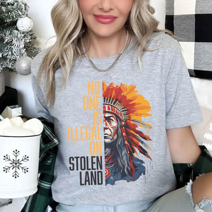 NO ONE IS ILLEGAL ON STOLEN LAND