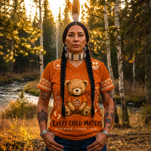Every Child Matters Jersey, Orange Day Shirt, Indigenous Awareness Oversized Mesh Jersey , Remember Honor Heal