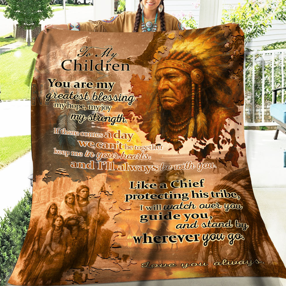 🔥 NATIVE Family Blanket – Custom Native Gift for Your Loved Ones
