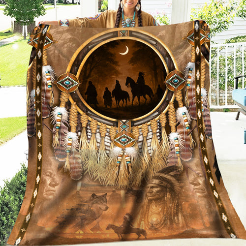 Sacred Wolf Spirit – Blanket of Strength, Freedom & the Eternal Bond with Nature