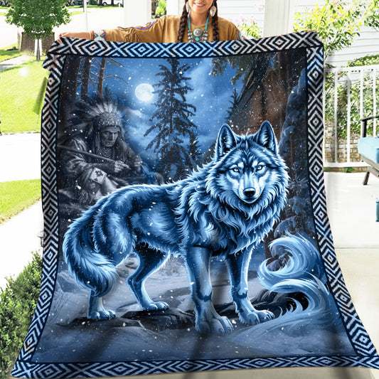Native Pride Blanket – Warrior Spirit & Tribal Heritage
