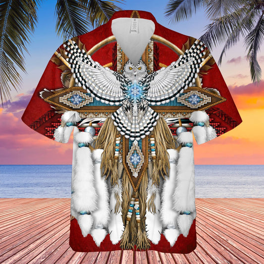 Native Eagle 3D All Over Printed Hawaii Shirt
