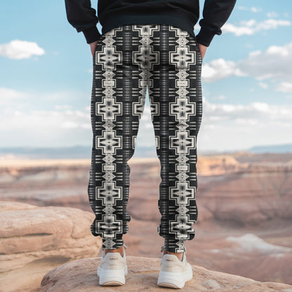 Tribal Aztec Pattern Sweatpants for Men & Women 19
