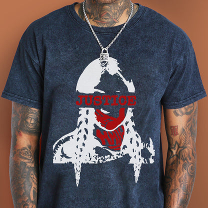 Justice For MMIW – MMIW Unisex Mineral Washed T-Shirt