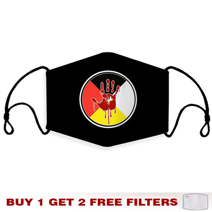 Face Mask Bandana Medicine Wheel - Justice For Missing And Murdered Indigenous Women WC02