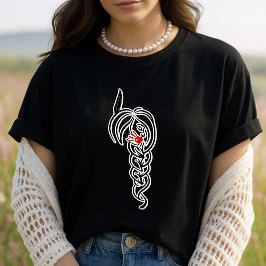 MMIW I Wear Red For My Sister, No More Stolen Sisters Red Hand Unisex T-Shirt/Hoodie/Sweatshirt