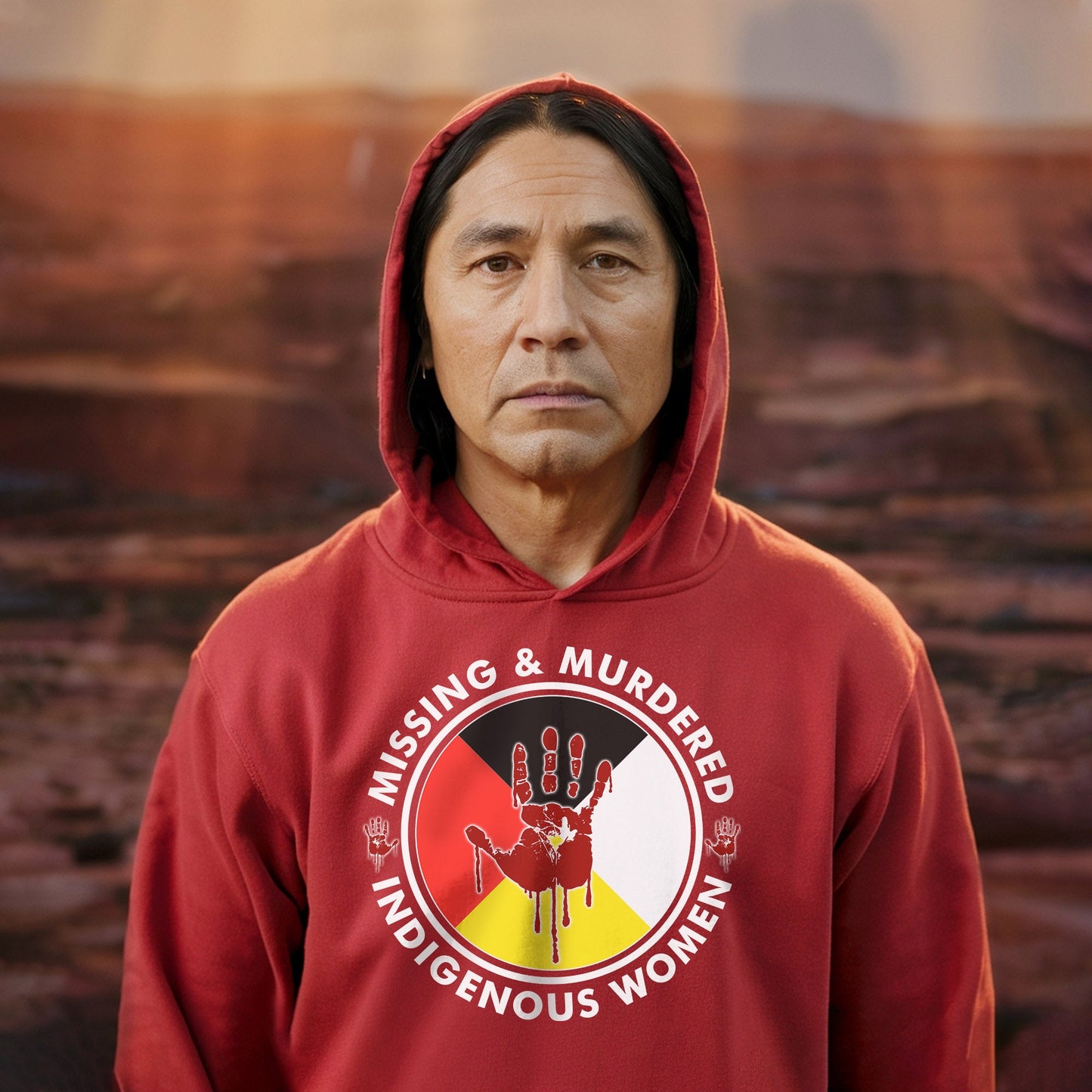 MMIW Four Seasons Indigenous Unisex RED T-Shirt/Sweatshirt/Hoodie