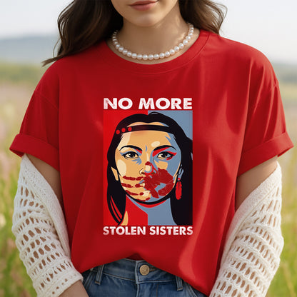 MMIW No More Stolen Sisters Red Hand Unisex T-Shirt