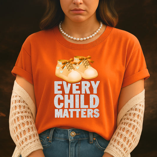 Every Child Matters Shoes Orange For Orange Shirt Day Unisex T-Shirt/Hoodie/Sweatshirt