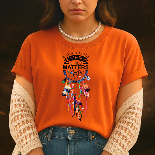 Every Child Matters Dreamcatcher Orange Shirt Day Unisex T-Shirt/Hoodie/Sweatshirt