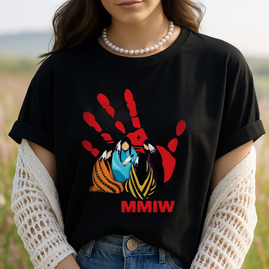 MMIW Indigenous Women Together With Red Hand Unisex T-Shirt/Hoodie/Sweatshirt