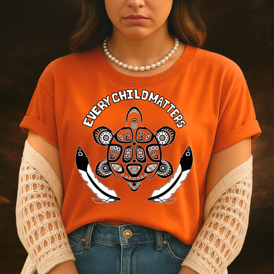 Every Child Matters Native Turtle Tracks Native American Unisex T-Shirt/Hoodie/Sweatshirt