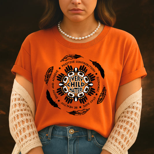 Every Child Matters Native Hand-To-Hand Native American Unisex T-Shirt/Hoodie/Sweatshirt