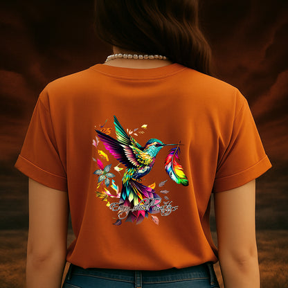 Every Child Matters Hummingbird Unisex Back T-Shirt/Hoodie/Sweatshirt