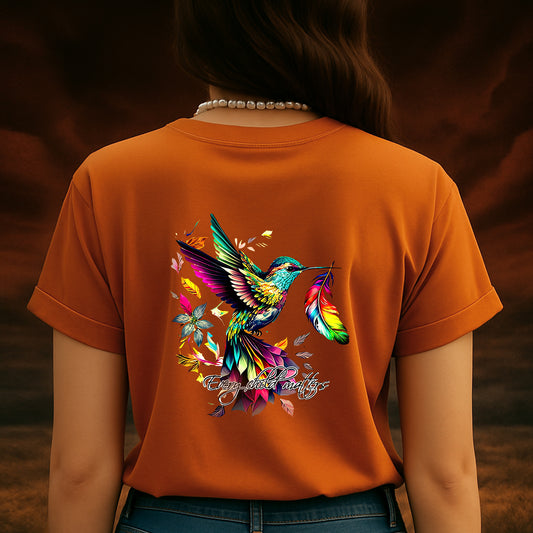 Every Child Matters Hummingbird Unisex Back T-Shirt/Hoodie/Sweatshirt
