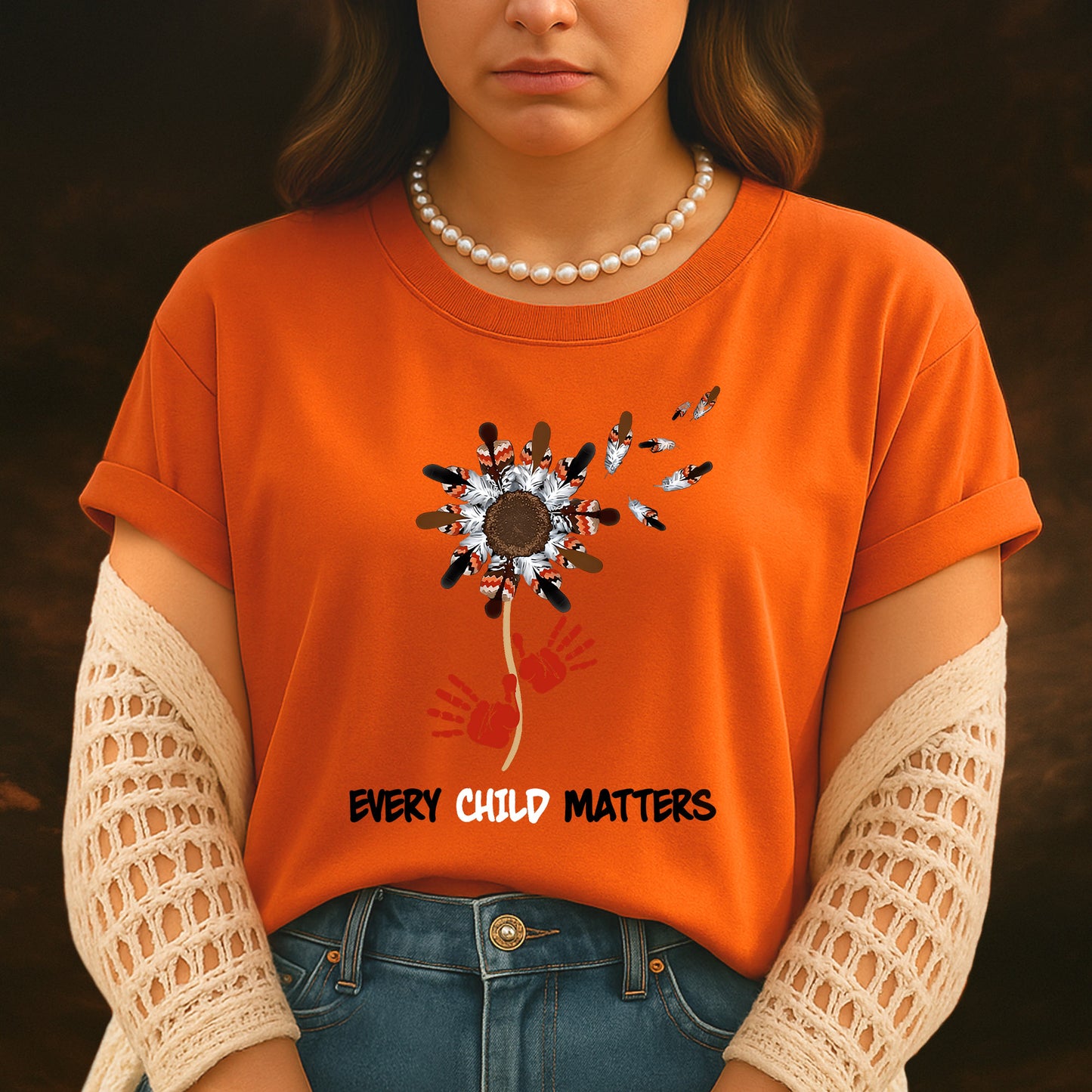Every Child Matter Native Feathered Spirit Native American Unisex T-Shirt/Hoodie/Sweatshirt