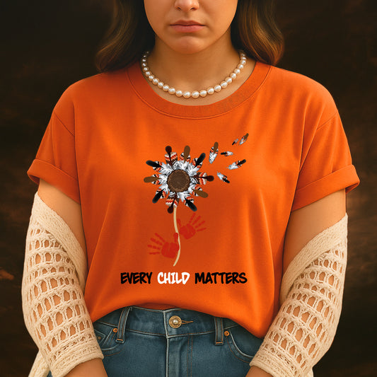Every Child Matter Native Feathered Spirit Native American Unisex T-Shirt/Hoodie/Sweatshirt