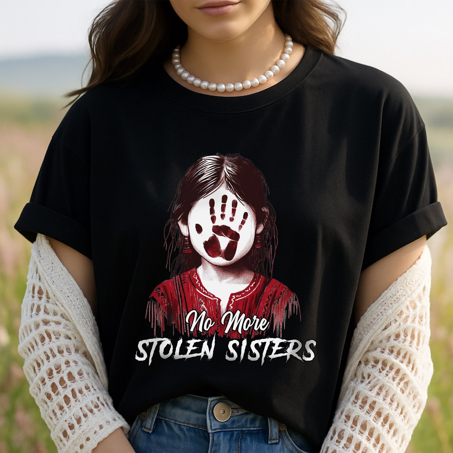 MMIW No More Stolen Sisters No Face Unisex T-Shirt/Hoodie/Sweatshirt