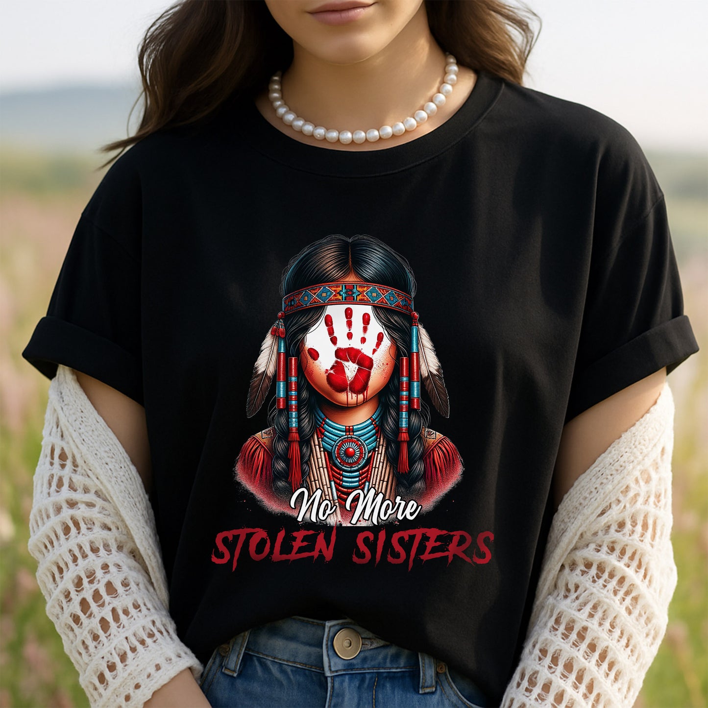 MMIW No More Stolen Sisters No Face Unisex T-Shirt/Hoodie/Sweatshirt
