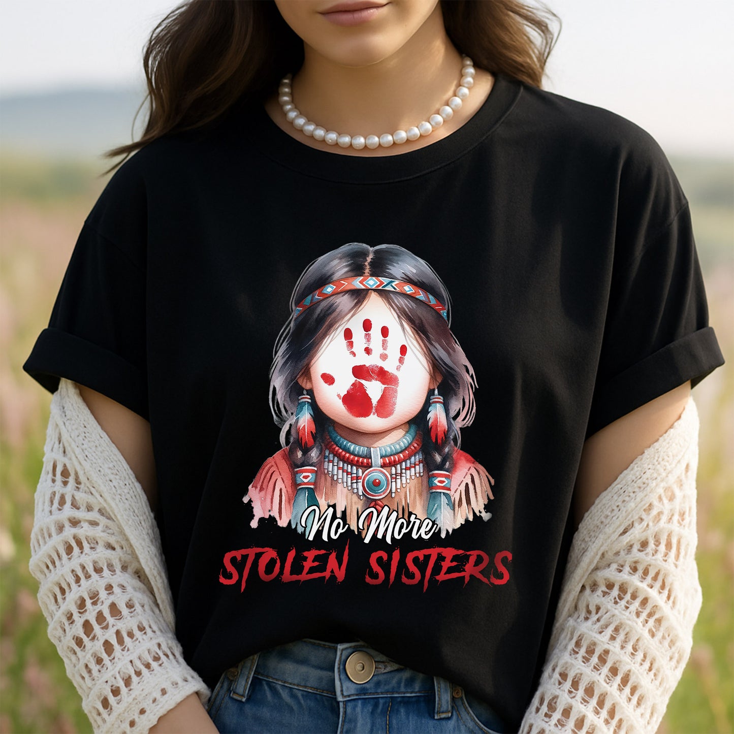 MMIW No More Stolen Sisters No Face Unisex T-Shirt/Hoodie/Sweatshirt