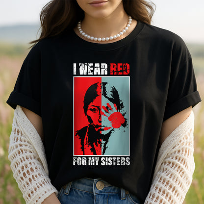 MMIW Awareness Indigenous Red Hand Women Gifts Unisex T-Shirt/Hoodie/Sweatshirt