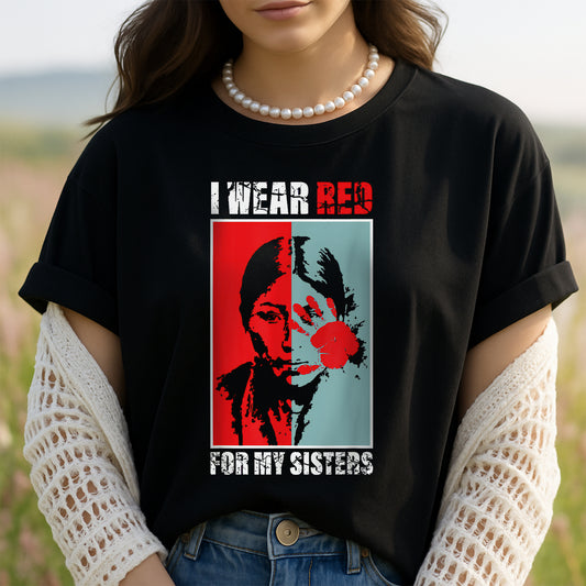 MMIW Awareness Indigenous Red Hand Women Gifts Unisex T-Shirt/Hoodie/Sweatshirt