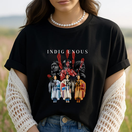 MMIW Native American Indigenous Red Hand Indian Blood Themed Unisex T-Shirt/Hoodie/Sweatshirt