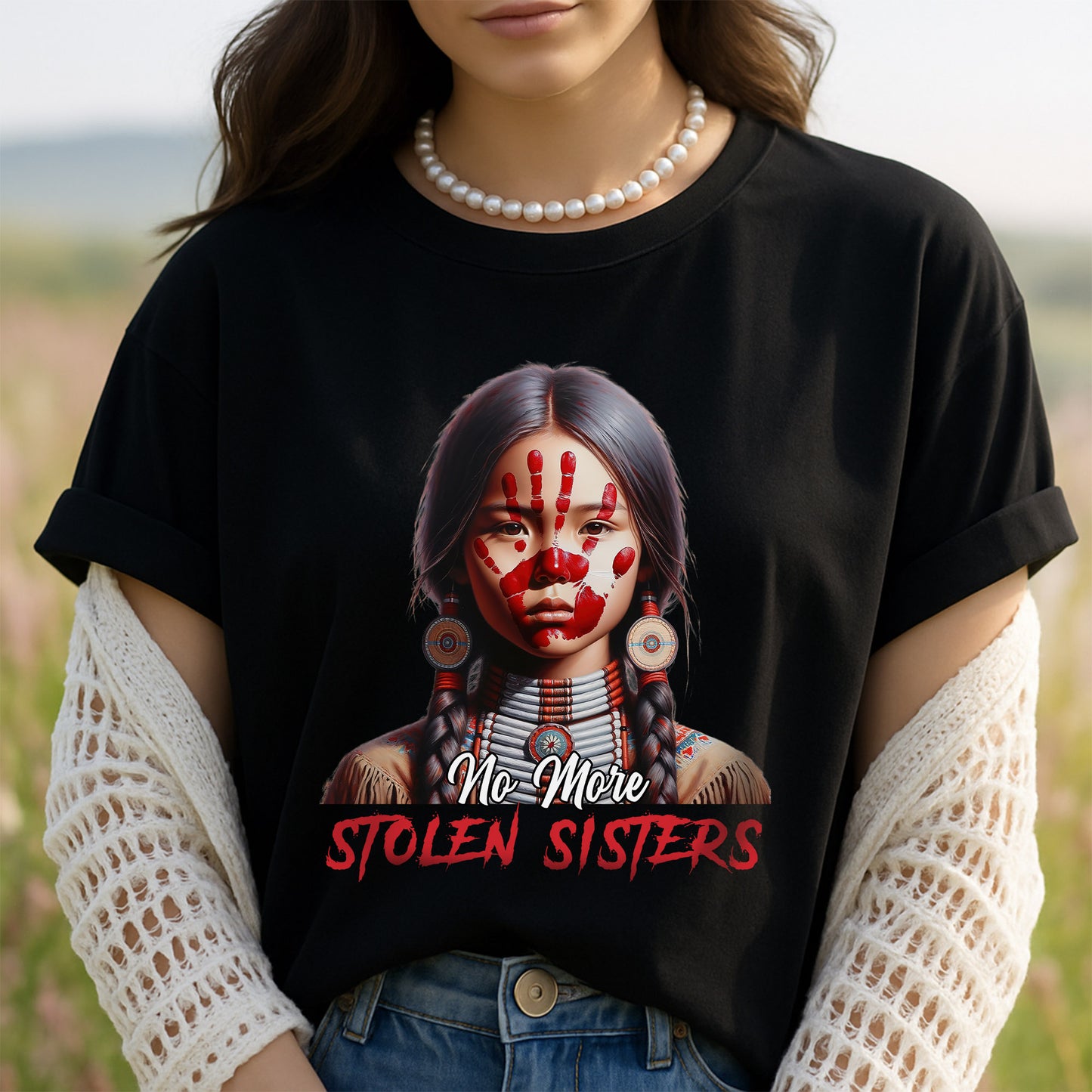 MMIW No More Stolen Sisters No Face Unisex T-Shirt/Hoodie/Sweatshirt
