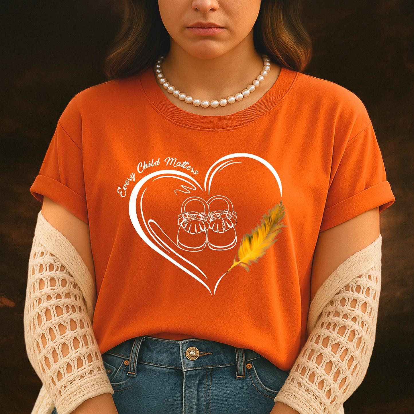 Every Child Matters Native Shoes For Orange Shirt Day Unisex T-Shirt/Hoodie/Sweatshirt 293