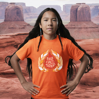 Every Child Matters Fire Orange Shirt Day Unisex T-Shirt/Hoodie/Sweatshirt