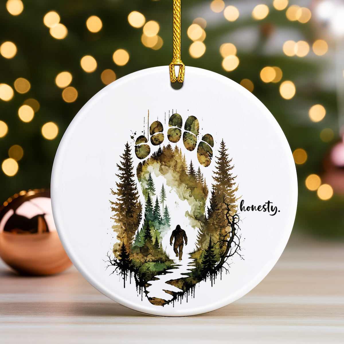 The Seven Sacred Teachings Ceramic Christmas Ornament Holiday Tree Decoration Gift