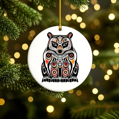 The Seven Laws Teachings Ceramic Ornament - Unique Holiday Decor
