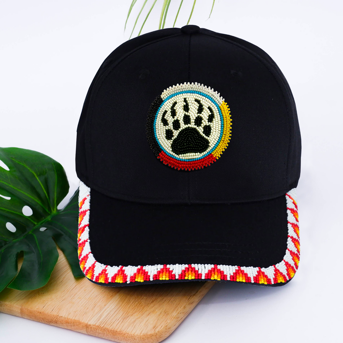 Handmade Beaded Handprint Necklace