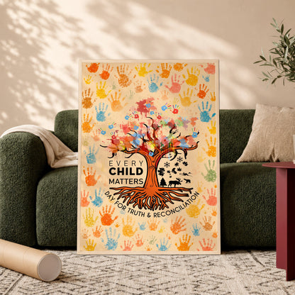 Every Child Matters Canvas Print - Tree of Hope Wall Art Decor