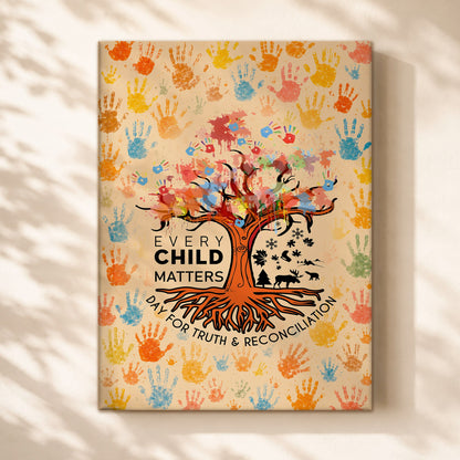 Every Child Matters Canvas Print - Tree of Hope Wall Art Decor