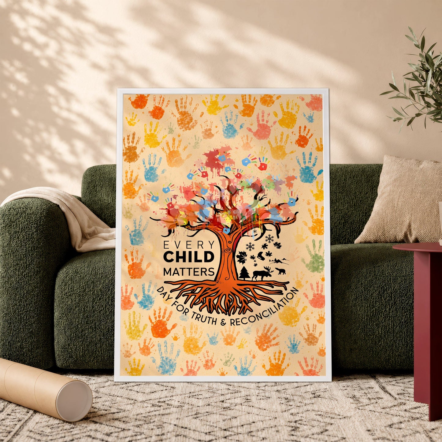 Every Child Matters Canvas Print - Tree of Hope Wall Art Decor