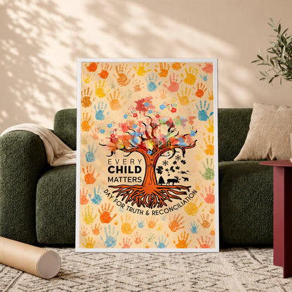 Every Child Matters Canvas Print - Tree of Hope Wall Art Decor