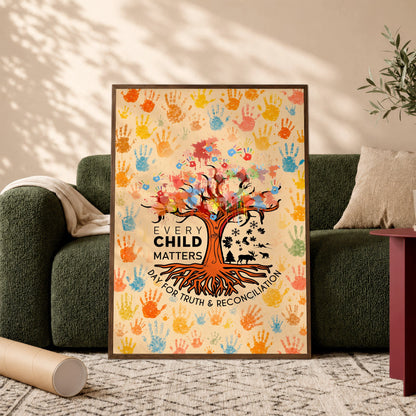 Every Child Matters Canvas Print - Tree of Hope Wall Art Decor