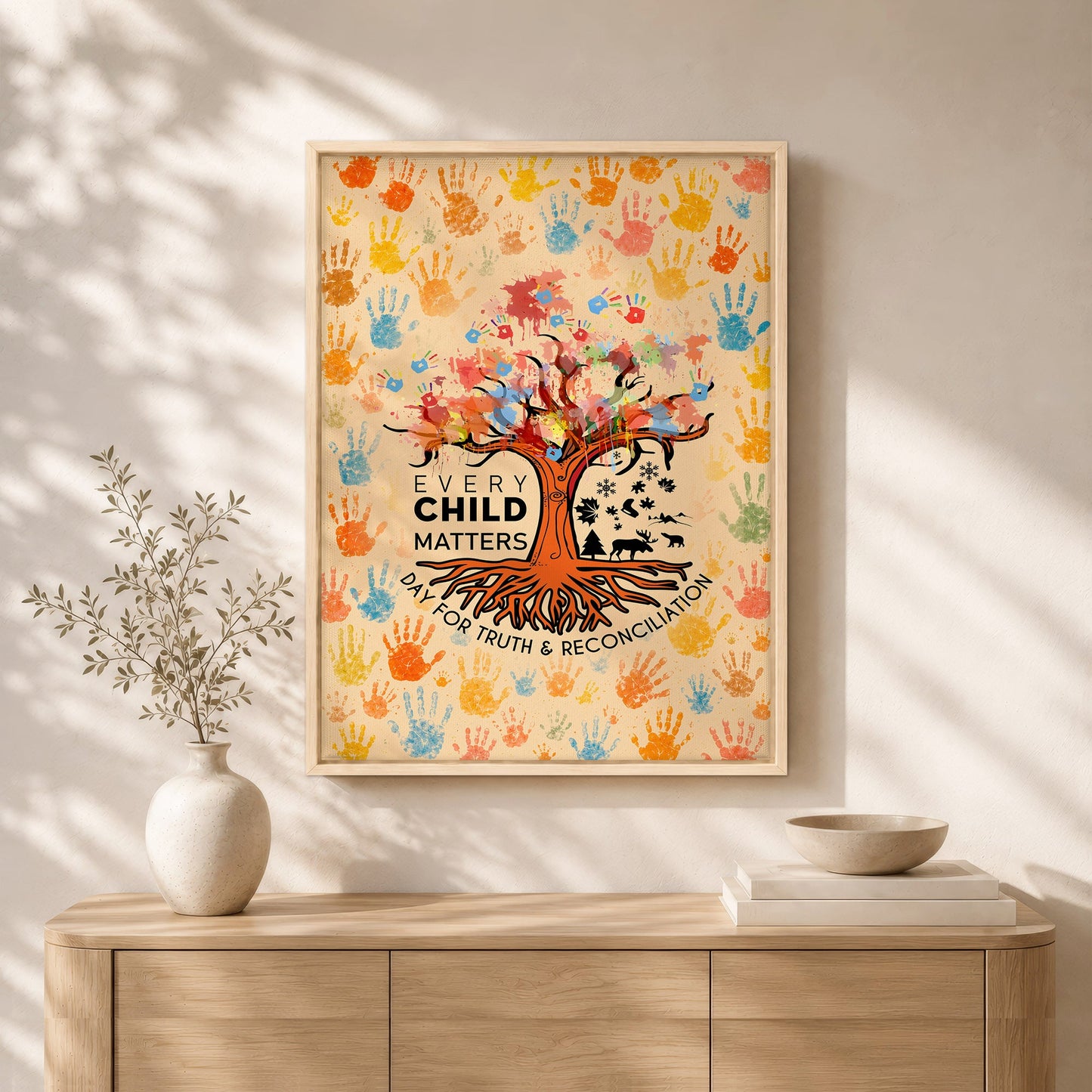 Every Child Matters Canvas Print - Tree of Hope Wall Art Decor