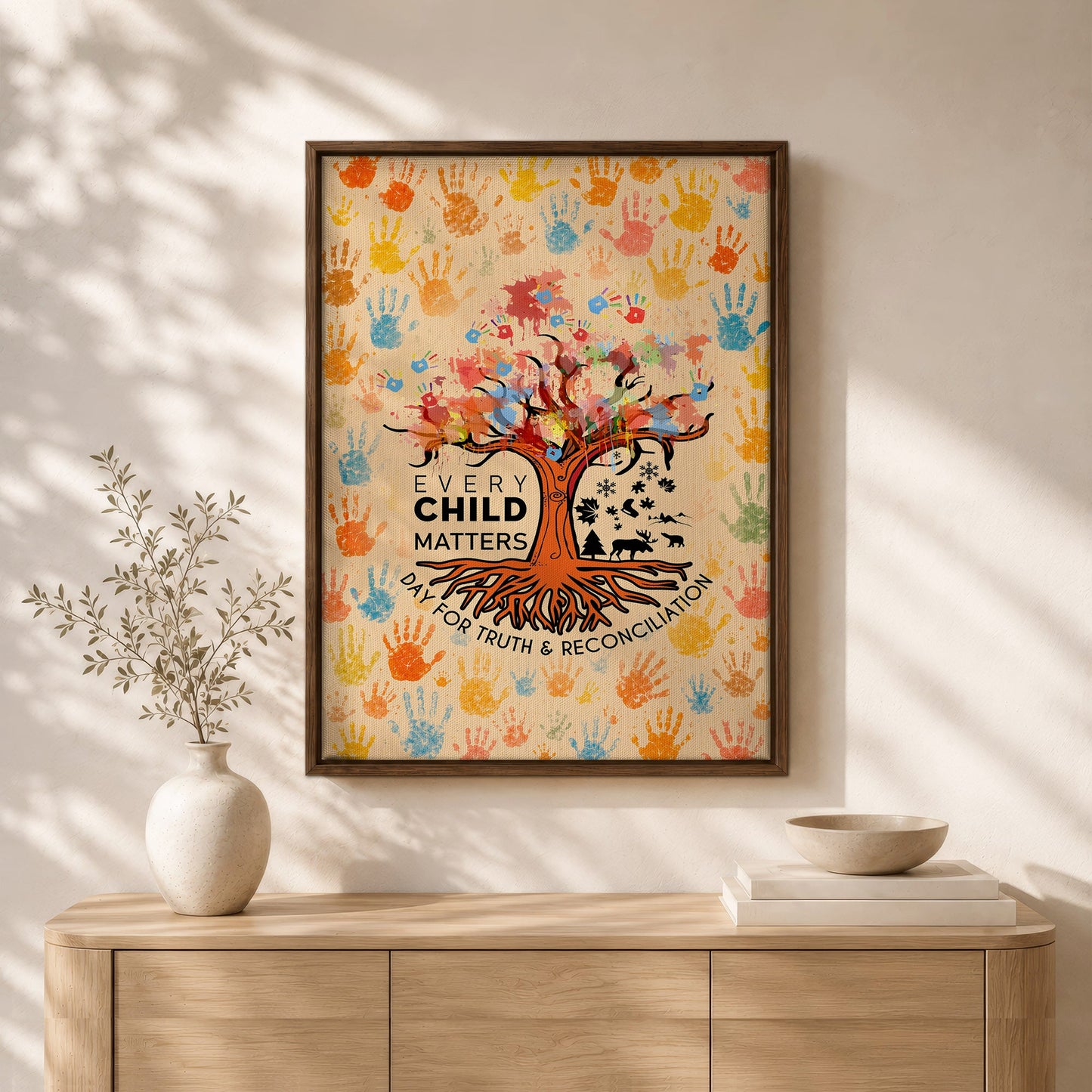 Every Child Matters Canvas Print - Tree of Hope Wall Art Decor