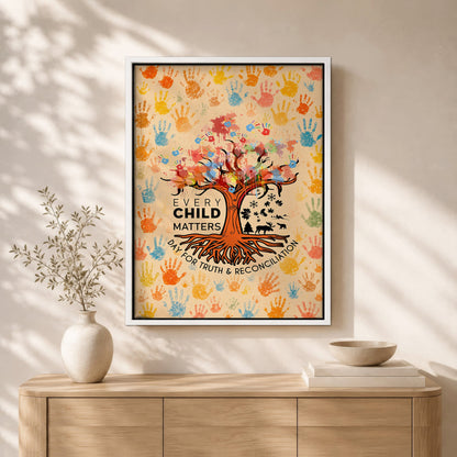 Every Child Matters Canvas Print - Tree of Hope Wall Art Decor