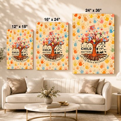 Every Child Matters Canvas Print - Tree of Hope Wall Art Decor