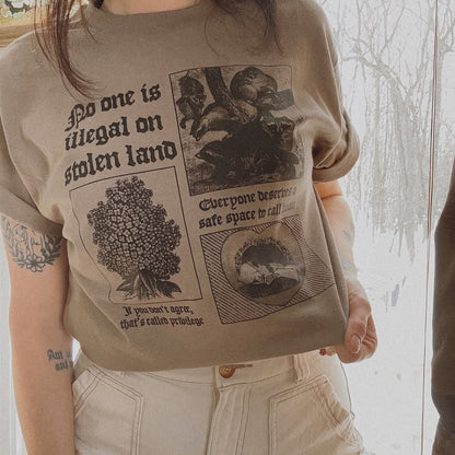 NO ONE IS ILLEGAL ON STOLEN LAND