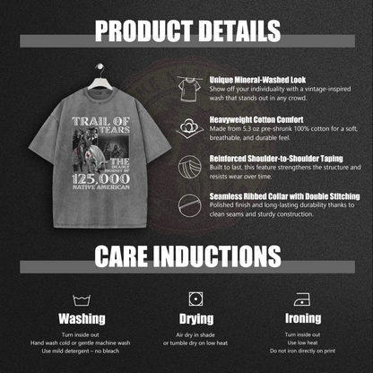 Justice For MMIW – MMIW Unisex Mineral Washed T-Shirt