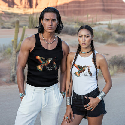 Every Child Matters Hummingbird Feather Native American Unisex Tank Top