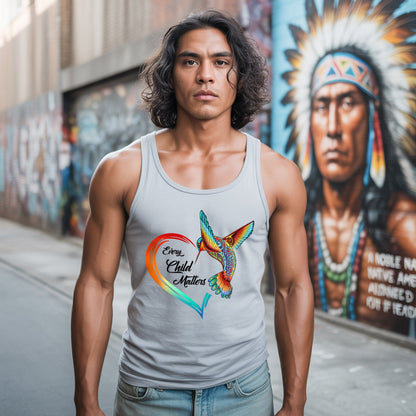 Every Child Matters Hummingbird Native Freedom Native American Unisex Tank Top