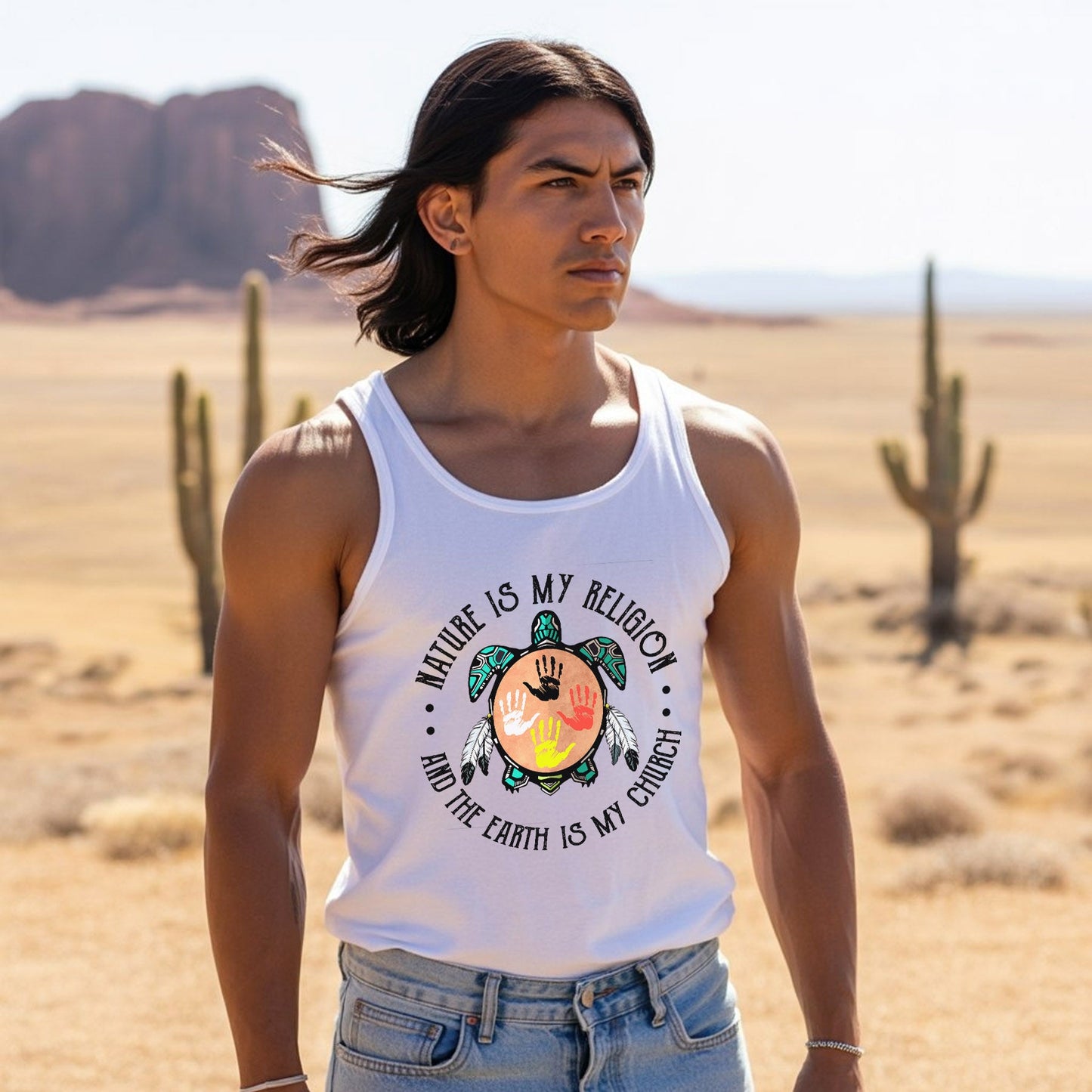 Every Child Matters Sacred Turtle Tee Nature Is My Religion Unisex Tank Top