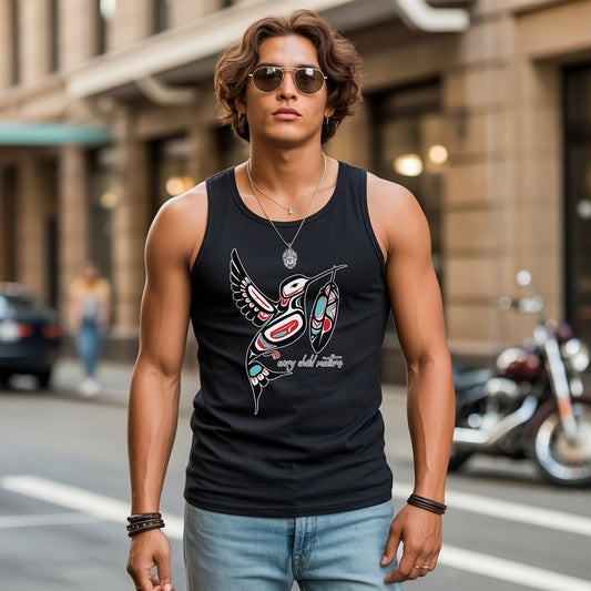 Every Child Matters Hummingbird With Feather Design Unisex Tank Top