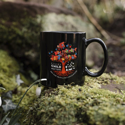 Every Child Matters Tree Of Life, Handprints Of Hope, And Healing Ceramic Coffee Mug